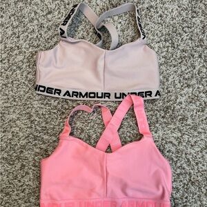 Under Armour Sports Bra Duo - Light Pink and Bright Pink